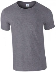 Gildan Rundhalsshirt Softstyle Herren T-Shirt Dunkelgrau/Grau/Hellgrau