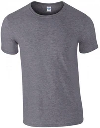 Rundhalsshirt Softstyle Herren T-Shirt modischer Kragen