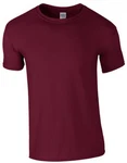 Gildan Rundhalsshirt Softstyle Herren T-Shirt Dunkelrot/Bordeaux/Lila Gildan Rundhalsshirt Softstyle Herren T-Shirt Dunkelrot/Bordeaux/Lila