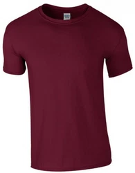 Gildan Rundhalsshirt Softstyle Herren T-Shirt Dunkelrot/Bordeaux/Lila