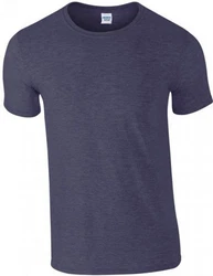 Gildan Rundhalsshirt Softstyle Herren T-Shirt Dunkelblau/Lila/Blau