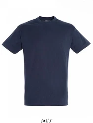 SOLS Rundhalsshirt Regent Herren T-Shirt Dunkelblau/Blau