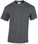 Gildan Rundhalsshirt Heavy Cotton Herren T-Shirt Dunkelgrau/Grau
