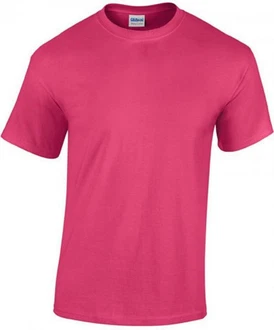 Gildan Rundhalsshirt Heavy Cotton Herren T-Shirt Rosa
