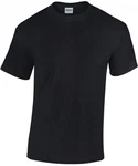 Gildan Rundhalsshirt Heavy Cotton Herren T-Shirt Schwarz/Dunkelblau