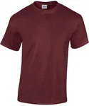 Gildan Rundhalsshirt Heavy Cotton Herren T-Shirt Dunkelrot/Bordeaux