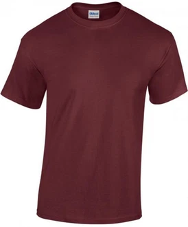 Gildan Rundhalsshirt Heavy Cotton Herren T-Shirt Dunkelrot/Bordeaux