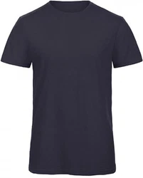 B&C Rundhalsshirt Herren T-Shirt Dunkelblau
