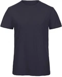 B&C Rundhalsshirt Herren T-Shirt Dunkelblau