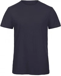 B&C Rundhalsshirt Herren T-Shirt Dunkelblau