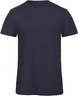 B&C Rundhalsshirt Herren T-Shirt Dunkelblau