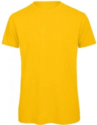 B&C Rundhalsshirt Herren T-Shirt Gelb