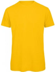 B&C Rundhalsshirt Herren T-Shirt Gelb