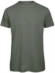 B&C Rundhalsshirt Herren T-Shirt Dunkelgrün/Grün
