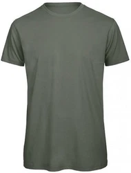 B&C Rundhalsshirt Herren T-Shirt Dunkelgrün/Grün