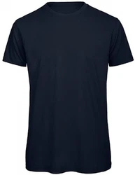B&C Rundhalsshirt Herren T-Shirt Dunkelblau