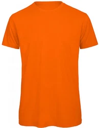 B&C Rundhalsshirt Herren T-Shirt Orange