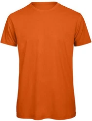 B&C Rundhalsshirt Herren T-Shirt Orange