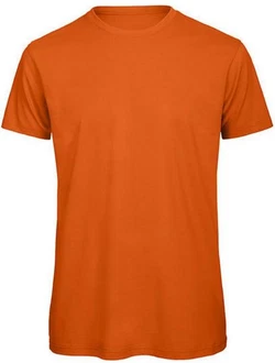 B&C Rundhalsshirt Herren T-Shirt Orange