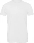 B&C Rundhalsshirt Triblend T-Shirt Herren Grau/Weiß/Creme/Khaki