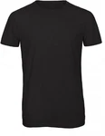 B&C Rundhalsshirt Triblend T-Shirt Herren Schwarz