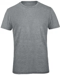 B&C Rundhalsshirt Triblend T-Shirt Herren Grau/Hellgrau/Dunkelgrau