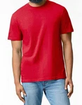 Gildan Rundhalsshirt Softstyle CVC Adult T-Shirt Rot