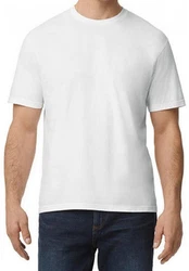 Gildan Rundhalsshirt Herren Softstyle Midweight T-Shirt Weiß/Creme/Grau/Khaki