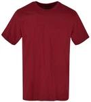 Build Your Brand Basic Round Neck T-Shirt Dunkelrot/Rot