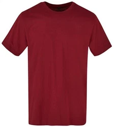 Build Your Brand Basic Round Neck T-Shirt Dunkelrot/Rot