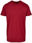 Build Your Brand Basic Round Neck T-Shirt Dunkelrot/Rot