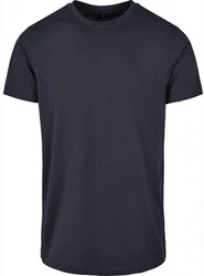 Build Your Brand Basic Round Neck T-Shirt Dunkelblau