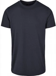 Build Your Brand Basic Round Neck T-Shirt Dunkelblau