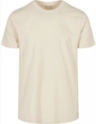Build Your Brand Basic Round Neck T-Shirt Khaki/Weiß/Beige