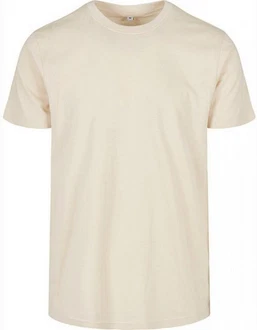 Build Your Brand Basic Round Neck T-Shirt Khaki/Weiß/Beige Build Your Brand Basic Round Neck T-Shirt Khaki/Weiß/Beige
