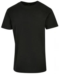 Build Your Brand Basic Round Neck T-Shirt Schwarz/Dunkelgrün/Dunkelgrau