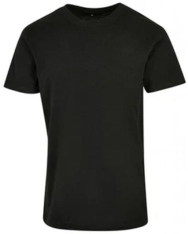 Build Your Brand Basic Round Neck T-Shirt Schwarz/Dunkelgrün/Dunkelgrau