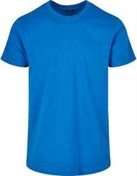 Build Your Brand Basic Round Neck T-Shirt Blau/Hellblau/Dunkelblau