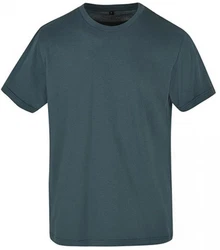 Build Your Brand Basic Round Neck T-Shirt Dunkelblau/Blau/Grau/Grün