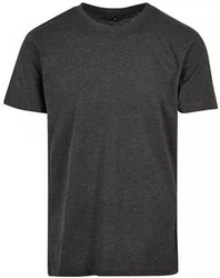 Build Your Brand Basic Round Neck T-Shirt Dunkelgrau/Grau/Hellgrau