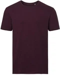 Russell Rundhalsshirt Herren Authentic Tee Pure Organic Lila/Dunkelrot/Bordeaux/Rosa