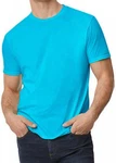 Gildan Rundhalsshirt Softstyle EZ Adult T-Shirt Türkis