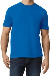 Gildan Rundhalsshirt Softstyle EZ Adult T-Shirt Blau/Dunkelblau