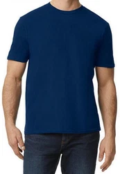 Gildan Rundhalsshirt Softstyle EZ Adult T-Shirt Dunkelblau/Blau