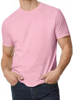 Gildan Rundhalsshirt Softstyle EZ Adult T-Shirt Rosa