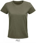 SOLS Pioneer Men T-Shirt Dunkelgrün/Khaki
