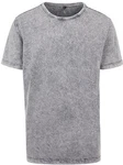 Build Your Brand Rundhalsshirt Herren Acid Washed Tee Hellgrau/Grau/Dunkelgrau