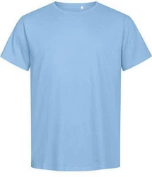 Promodoro Rundhalsshirt Mens Premium-T Blau/Hellblau