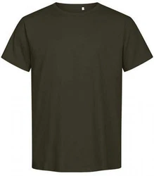 Promodoro Rundhalsshirt Mens Premium-T Dunkelgrün/Khaki