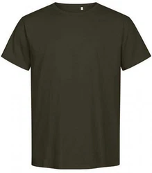 Promodoro Rundhalsshirt Mens Premium-T Dunkelgrün/Khaki